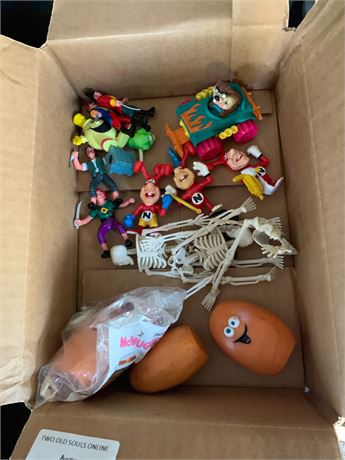Vintage Mini Figurines - Pirates, Nuggets, Avoid the Noid & More