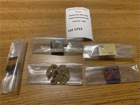 Collectible Enamel State Souvenir Lapel Pins - Colorado, Grand Canyon, Arizona