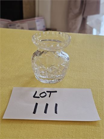 Waterford Iveagh 3" Crystal Honey Jar