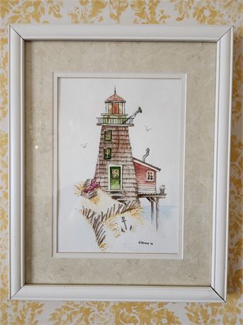 Homeowner Art~Beautiful Lighthouse Art 2