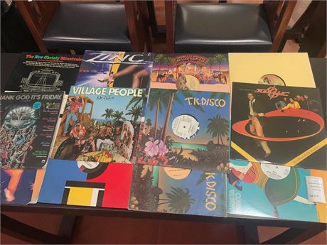 The Village People, TK Disco, Ray Parker Jr, T Life, Casablanca Album Lot
