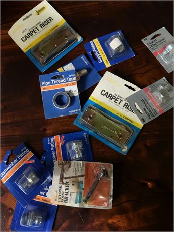Johnson Sliding Door Carpet Risers, Teflon Pipe Thread Tape Roll & More