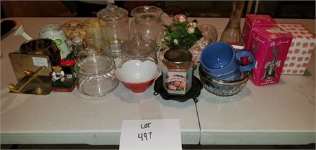 Mixed Decor Vases, Mugs, Faux Floral & More