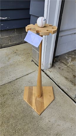 Wood Baseball Bat Holder