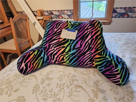 Rainbow Strip Lounge Pillow