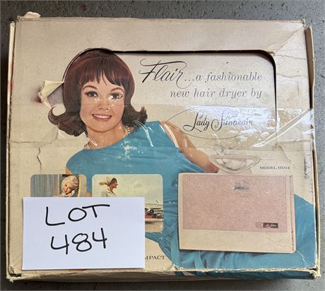 Vintage Lady Sunbeam Hair Dryer