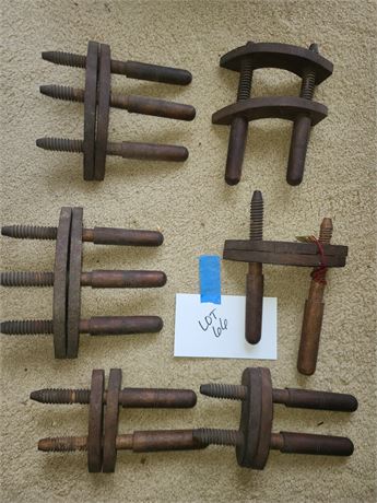 Antique Wood Clamps