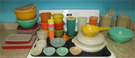 Assorted Tupperware Containers, Pitchers, Etc