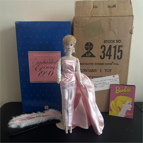 (1987) Enchanted Evening 1960 PORCELAIN Limited Edition Barbie Doll