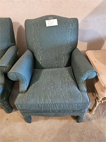 Flexsteel Forest Green High Back Chair