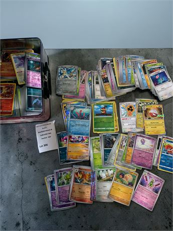 Vintage Pokémon Trading Card Game Cards & Metal Tin W/Koraidon & Miraidon