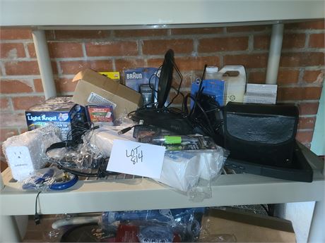 Mixed Home Misc. Lot Timers, Stick Up Lights, Braun Shaver, Antenna & More