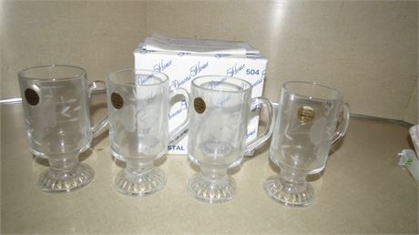 Princess House Crystal Beverage Mugs