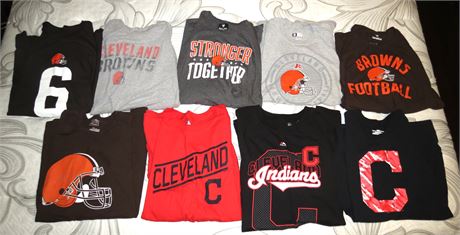 Cleveland Browns, Indians T-Shirts