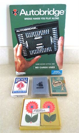 Auto Bridge Game, Playing Cards