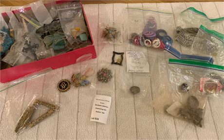 Jewelry Making/Crafting Pieces/Parts Lot
