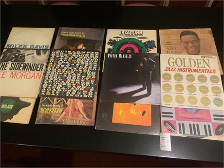 Miles Davis, Nat King Cole, Wynton Marsalis, Duke Ellington Album Lot