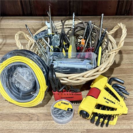 Basket O' Tools - Allen Wrenches, Screwdrivers.......