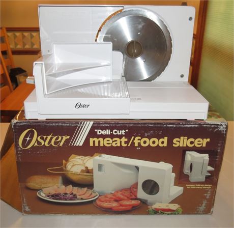 Oster Deli Cut Meat/ Food Slicer