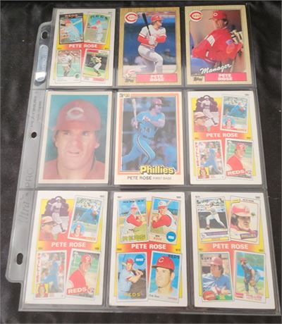 Pete Rose Sleeve of Cards