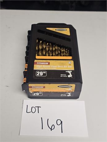 Warrior Titanium 29pc High Speed Steel Drill Bit Set