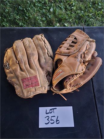 Vintage Baseball Gloves