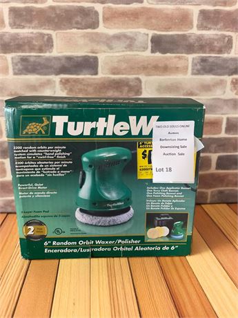 Turtle Wax 6" Random Orbit Waxer/Polisher New In Box