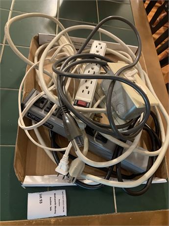 Power Strip/Cord Lot