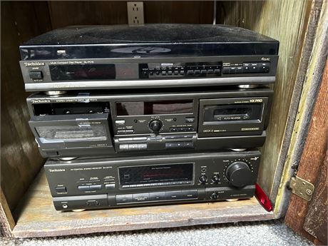 Technics Multi Disc Cassette and Stereo