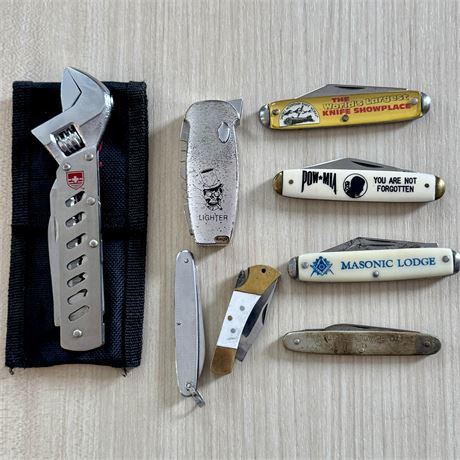 Collection of Novelty Pocket Knives