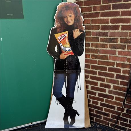 Life-Size Reba McEntire Frito Scoops Advertising Cutout
