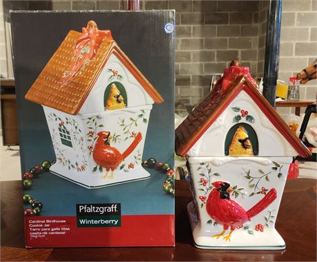 Pfaltzgraff Cardinal Cookie Jar