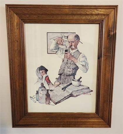 Norman Rockwell Framed Print