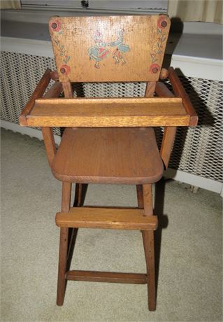 Vintage Doll High Chair