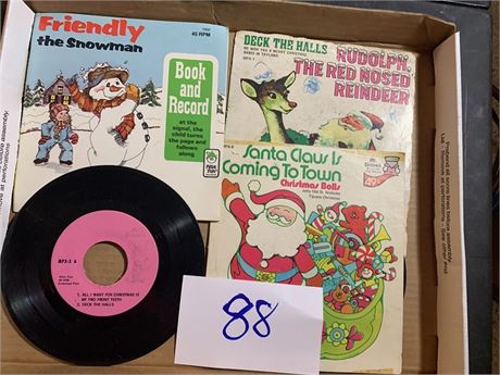 Vintage Children's Christmas Music Lot