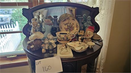 Mixed Home Decor Lot: Avon, Teacup & More