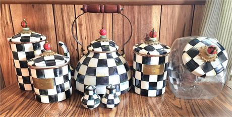 Mackenzie Childs Canisters Set