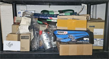 Mixed VW Car Parts- Strut Mount Kit, Belts, Strut Bellows, Brake Parts, Pipes, &