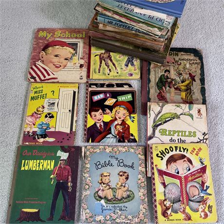 Mixed Lot of Antique/Vintage Children's Books