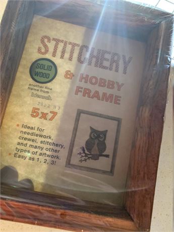 Stitchery & Hobby Solid Wood 5 x 7 Frames For Artwork - 3 Boxes Total