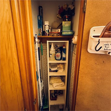 Bathroom 4 Cube Storage and ALL Pantry Contents