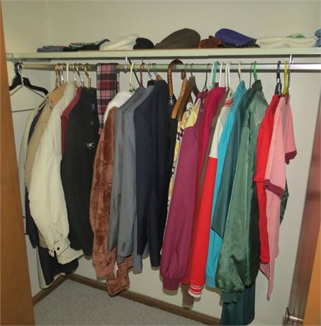 Closet Cleanout: Clothing, Hats, Scarves, Etc