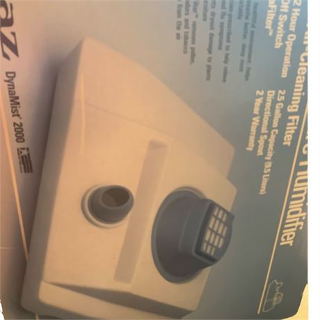 Kaz DynaMist 2000 Cool Mist Humidifier W/Air-Cleaning Filter In Original Box