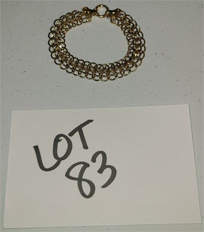 14K Chain Link Bracelet - 4.8 dwt