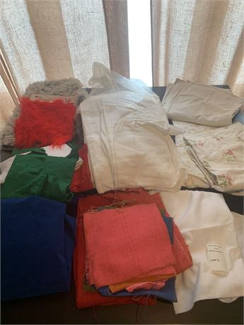 Vintage Fabric Lot