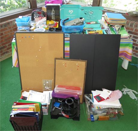 Large School & Office Supplies Cleanout