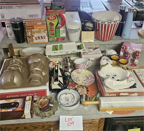 Cupboard Cleanout- Kitchen Tools, Anchor Hocking, Travel Mugs, Plates & More