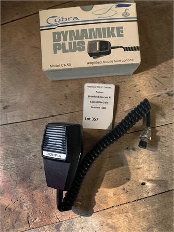 Cobra Dynamike Plus Model CA-50 Amplified Mobile CB Radio Microphone