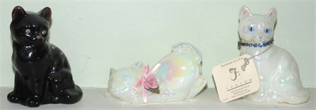 Fenton Cat Figurines