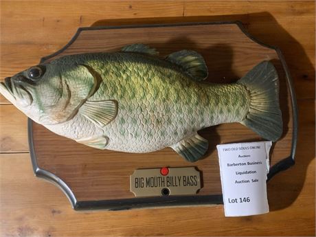 Big Mouth Billy Bass Singing Fish Kitschy Animated/Singing Wall Art